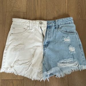 Jean shorts by Vervet